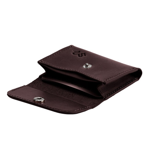 Chocolate Leather Card Holder SB-W120, 2 image