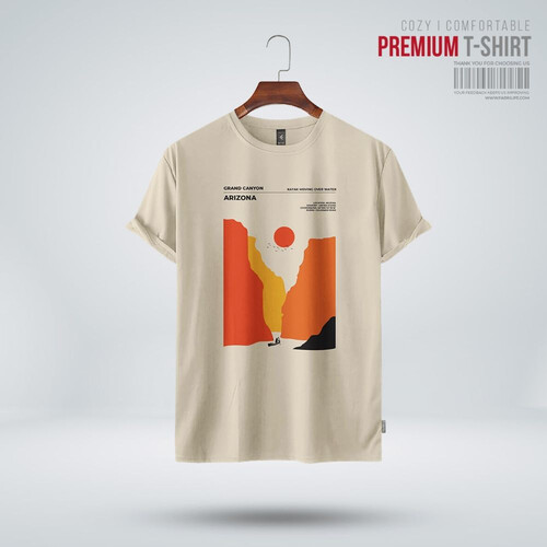 Fabrilife Mens Premium T-shirt - Grand Canyon