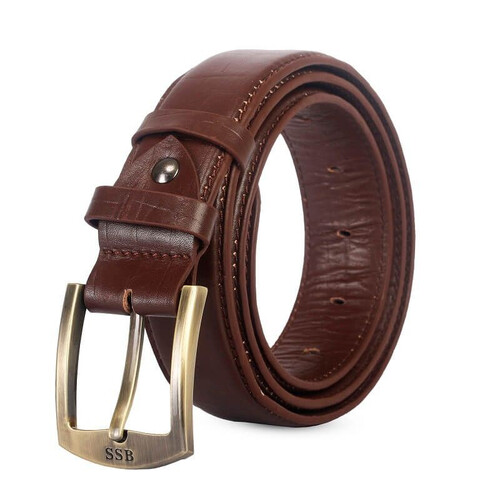 Pure Chocolate Leather Belt SB-B54, 2 image
