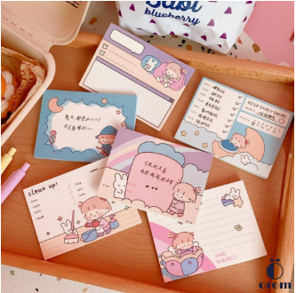 1 Pcs Cute 50 Sheets Girls Paper Memo Pads Notepad Student Sticky Notes To Do List Weekly Planner Stickers Korean Stationery, 2 image