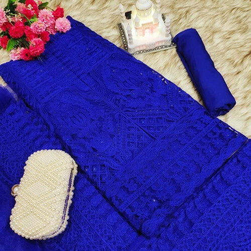 Indian Tissue net- Blue