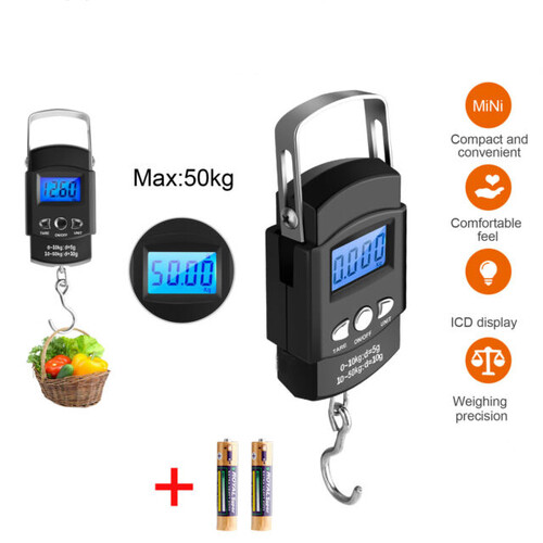 Digital Portable Mini Weight Scale 50 Kg, 2 image