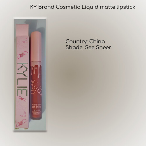 KY Brand Matte Liquid Lipstick See Sheer
