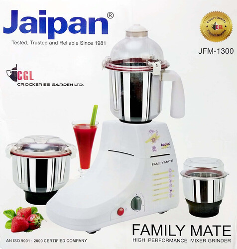Jaipan Family Mate Blender (3 in 1) Mixer Grinder - 850W