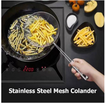 Frying Colanders Spoon Mesh Food Strainers Frying Oil Filter Kitchen Tools