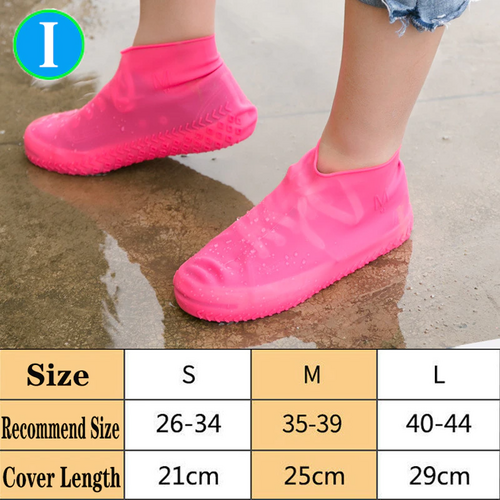 Boots Silicone Waterproof Shoe Cover Reusable Rain Shoe Covers Unisex Shoes Protector Anti-slip Rain Boot Pads For Rainy Day New, 4 image
