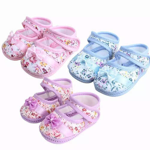 Floral Soft Baby Shoe, 2 image