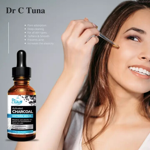 Dr.C.Tuna Activated Charcoal Absorbing Softner Serum 30ml, 3 image