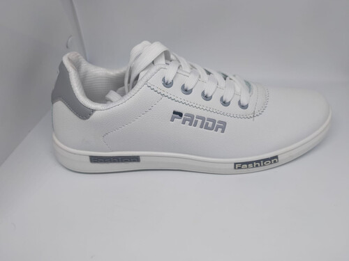 Panda Man's China Fashion Shoes Artificial Leather - Ash, Size: 41, 2 image