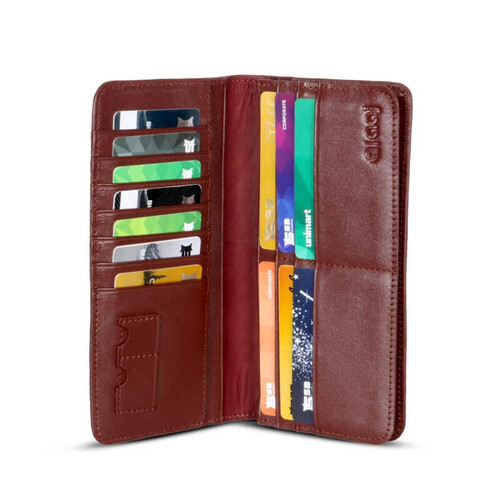 AAJ Long Wallet SB-W139 Brown, 3 image