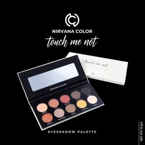 Nirvana Color Eye Shadow Palette  Touch Me Not 15gm, 3 image