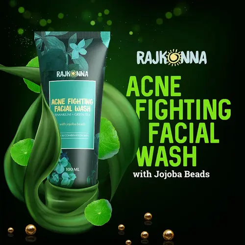 Rajkonna Acne Fighting Facial Wash 15ml, 3 image