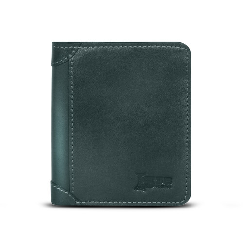 Antique Green ( Agun ) Short Leather Wallet SB-W135