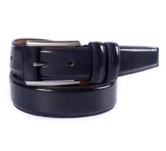 Chocolate and Black PU Leather formal Belt for Men