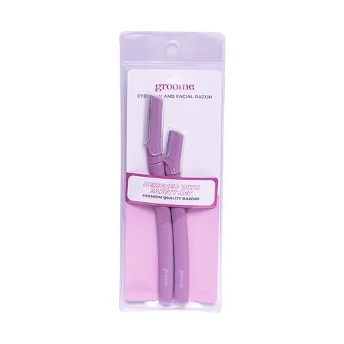 Groome Eyebrow and Facial Razor (Pack of 2pcs)