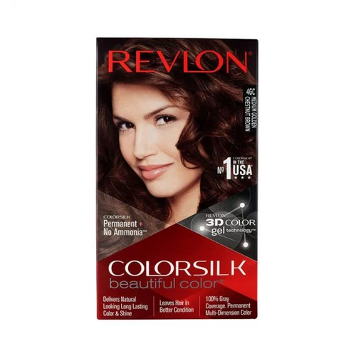 Revlon Colorsilk Hair Color Medium Golden Chestnut Brown 4GC- 80ml