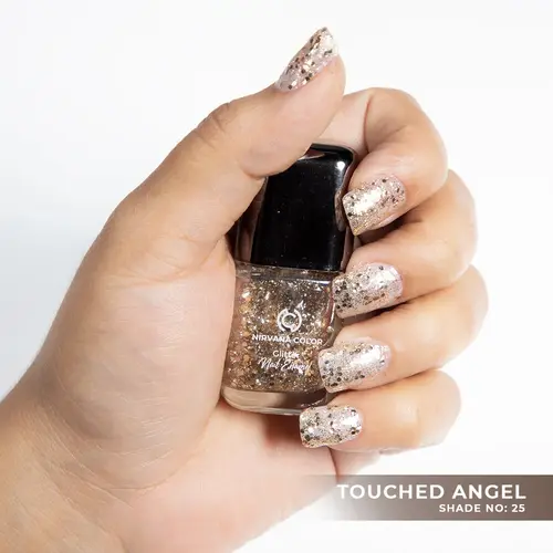 Nirvana Color Glitter Nail Enamel  Touched Angel -25