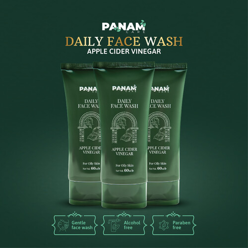 Panam Care Daily Face Wash Apple Cider Vinegar 60ml, 4 image