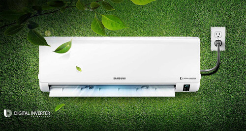 Samsung 2.0 Ton AR24TVHYDWKUFE Air Conditioner - White, 2 image