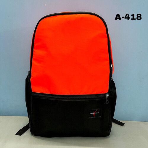 Stylish School Bag (Black & Red)