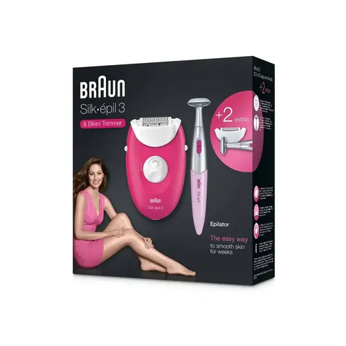 Braun Silk-Epil 3 SE3-420 Epilator Bikini Trimmer For Women, 7 image