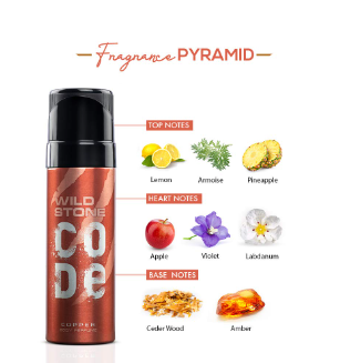 Wild Stone Code Copper Perfume Body Spray For Men - 120 ml, 4 image