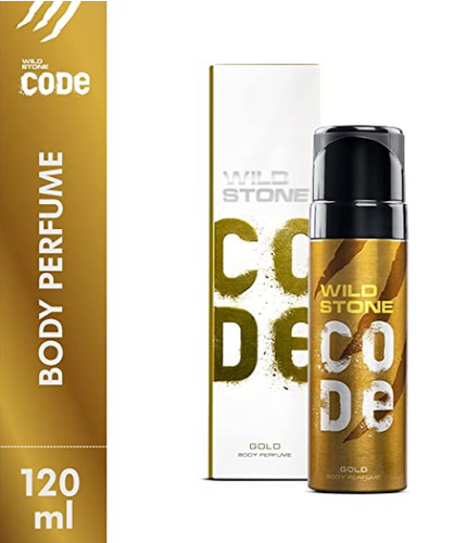 Wild Stone Code Gold Body Perfume Spray for Men, 120ml, 2 image