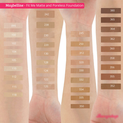 Maybelline Fit Me Matte + Poreless Foundation 30ml - 112 Natural Ivory, 3 image