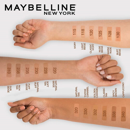 Maybelline Fit Me Matte + Poreless Foundation 30ml - 125 Nude Beige, 3 image