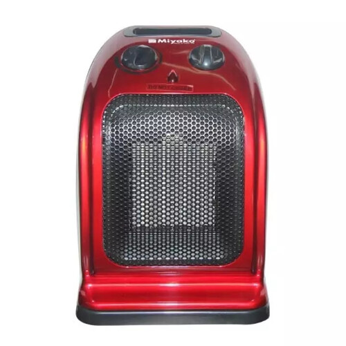 Miyako 4 in 1 Electric Room Heater PTC-10M Red with Moving 1500 Watts