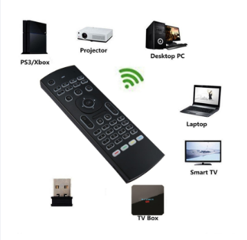 MX3 Voice Back Light Air Mouse T3 Smart Remote Control IR 2.4G RF Wireless Keyboard For Android TV, 2 image