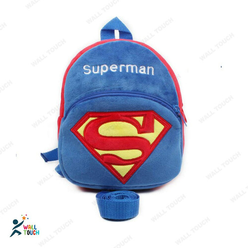 Soft Plush Cute Suparman Toddler Backpack/ School Bag for Kid  Adorable Huggable Toys and Gifts, 2 image
