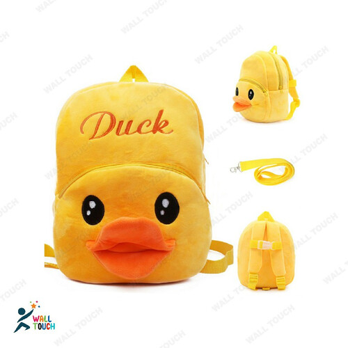 Soft Plush Cute Duck Toddler Backpack/ School Bag for Kid  Adorable Huggable Toys and Gifts