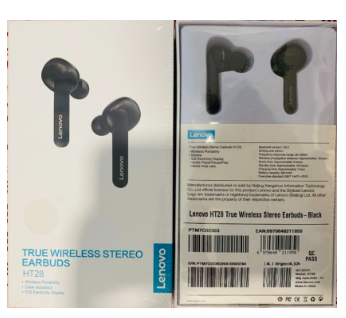 Lenovo HT28 Wireless Bluetooth Earbuds With Heavy Bass HD Call Sports Intelligent Noise Reduction IPX4 Waterproof Headset, 5 image