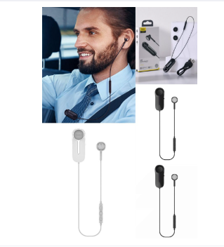 Baseus Encok A06 Wireless Lavalier Single Earphone With Clip Smart Touch Control Headset With HD Call Waterproof, 2 image