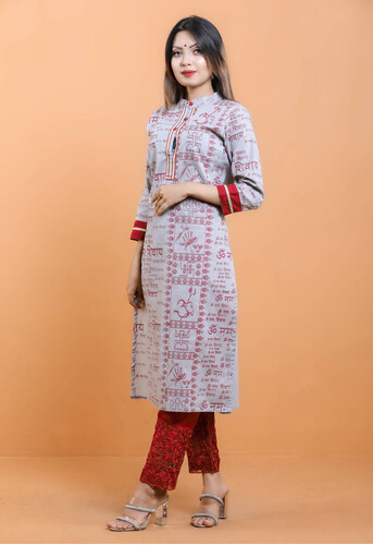 Puja Special Kurti For Women- 18435K, Size: 36, 3 image
