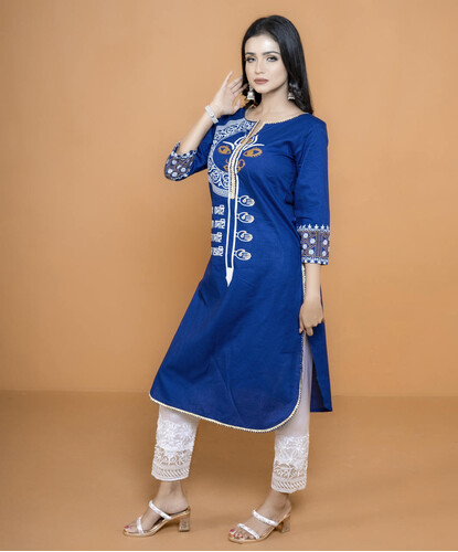 Puja Special Kurti For Women- 18423K, Size: 42, 3 image