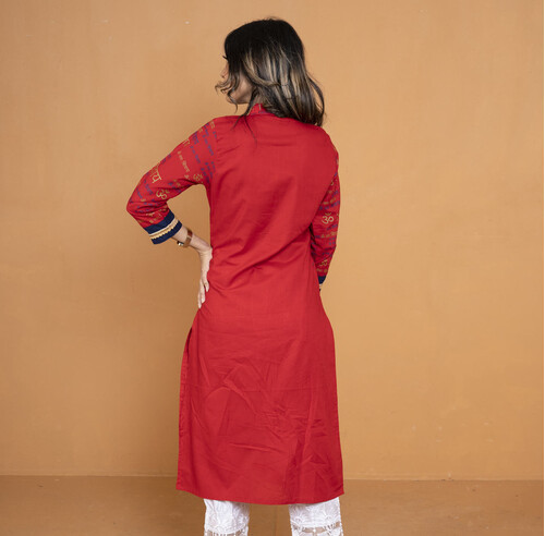 Puja Special Kurti For Women- 18441K, Size: 38, 3 image