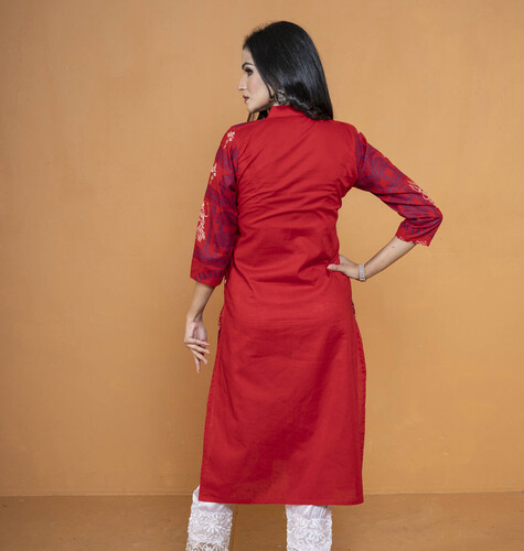 Puja Special Kurti For Women- 18381K, Size: 36, 3 image