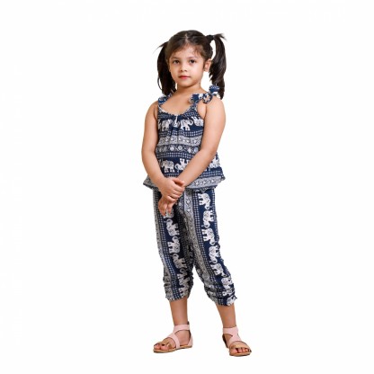 Girls Stylish Tops & Full Pant Set, Baby Dress Size: 2 years, 2 image