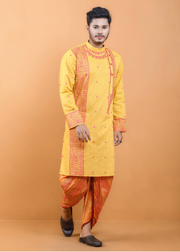 Puja Special Panjabi For Men- 18512P, Size: 42
