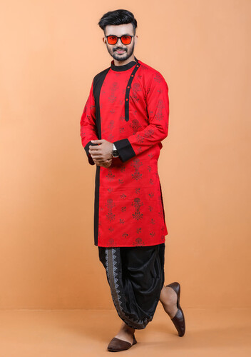 Puja Special Panjabi For Men- 18569P, Size: 38