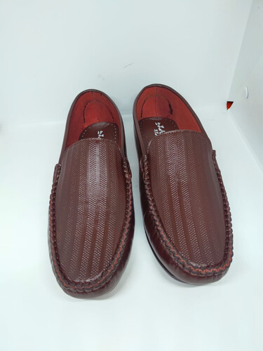 Artificial Leather Loafer Shoes, Size: 40