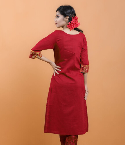 Puja Special Kurti For Women- 18525K, Size: 36, 3 image