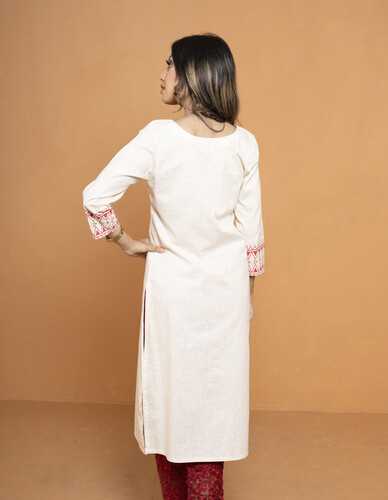 Puja Special Kurti For Women- 18465K, Size: 36, 3 image