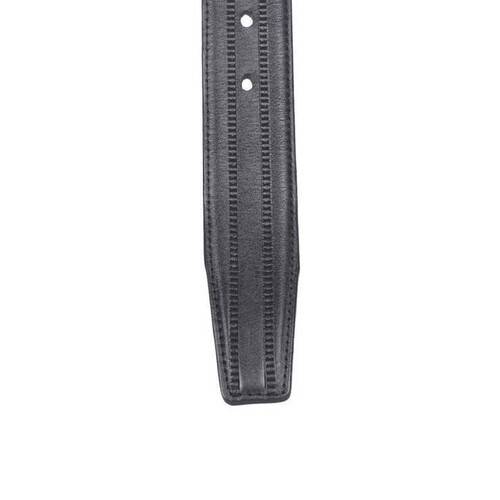 safa leather-Men's Genuine Leather Belt-Black, 3 image