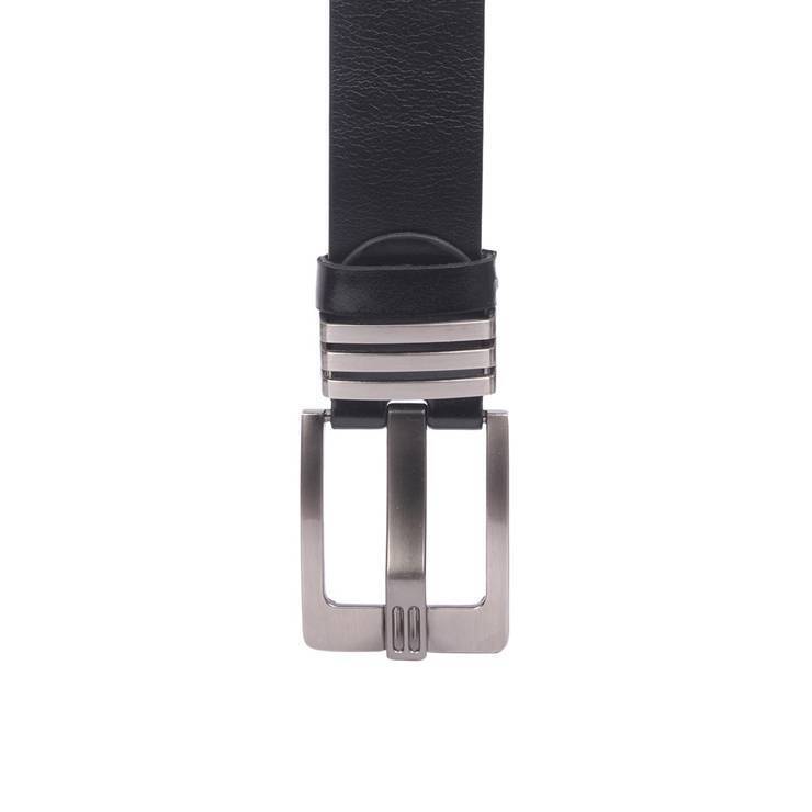 safa leather-Black Artificial Leather Belt, 3 image