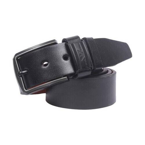 safa leather- Artificial Leather Belt For man-Black