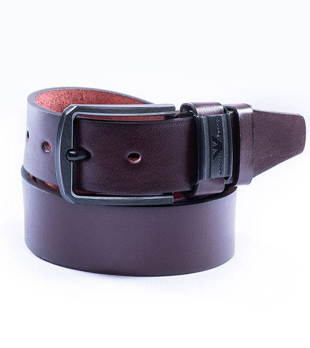 safa leather- Chocolate Color Artificial Leather Belt For man