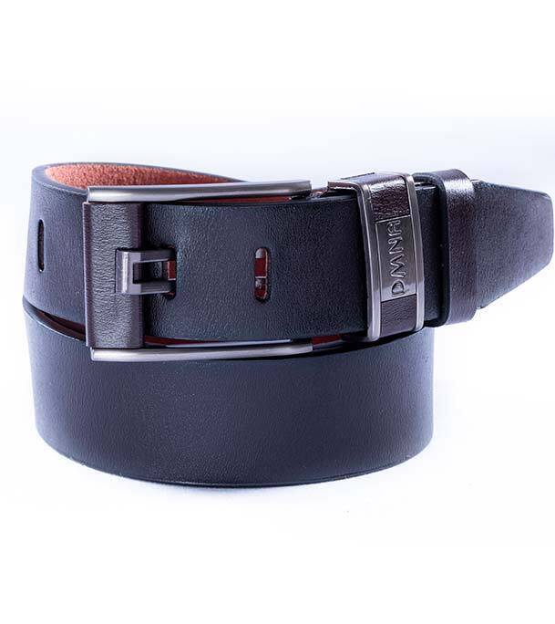 safa leather-Black Artificial Leather Formal Belt